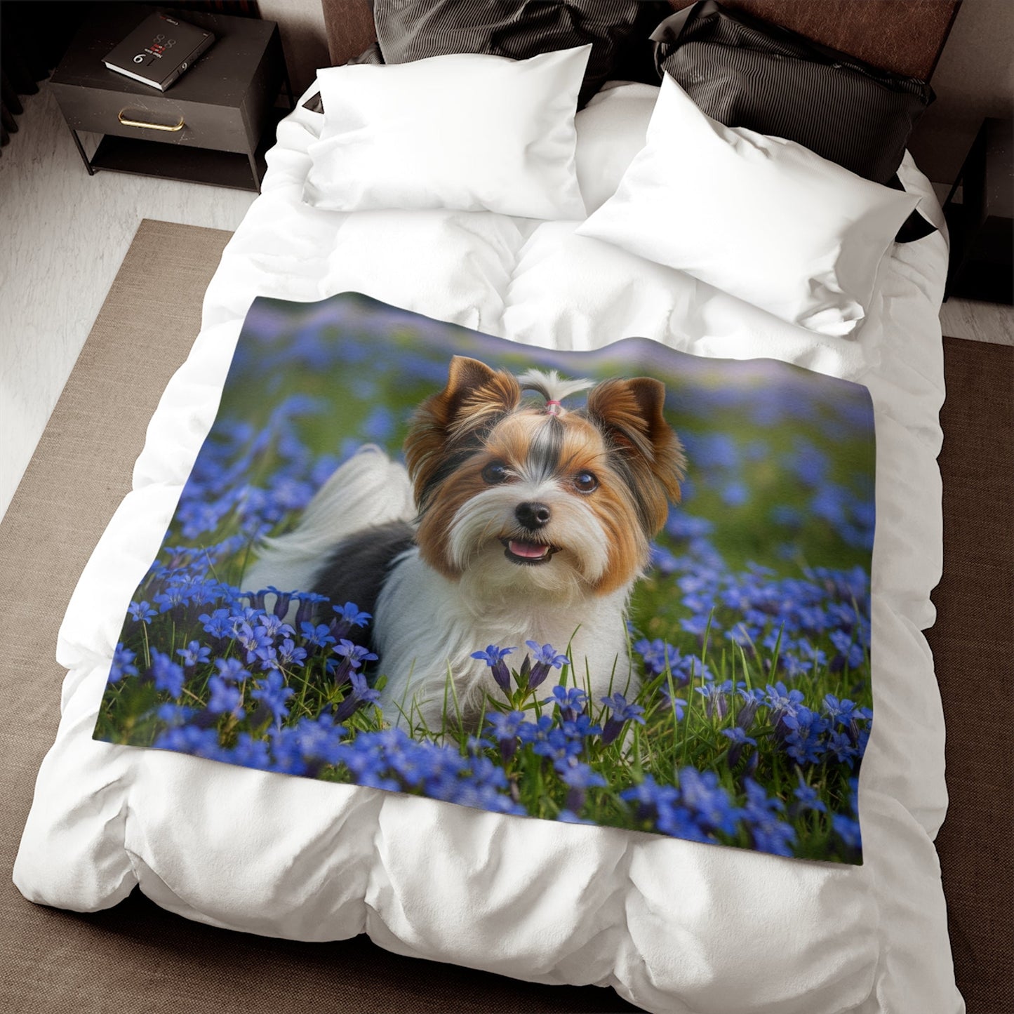 Biewer Terrier Sweatshirt Blanket
