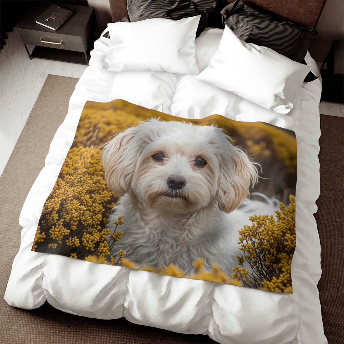 Maltipoo Sweatshirt Blanket