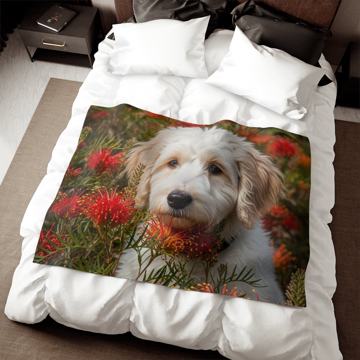Labradoodle Sweatshirt Blanket