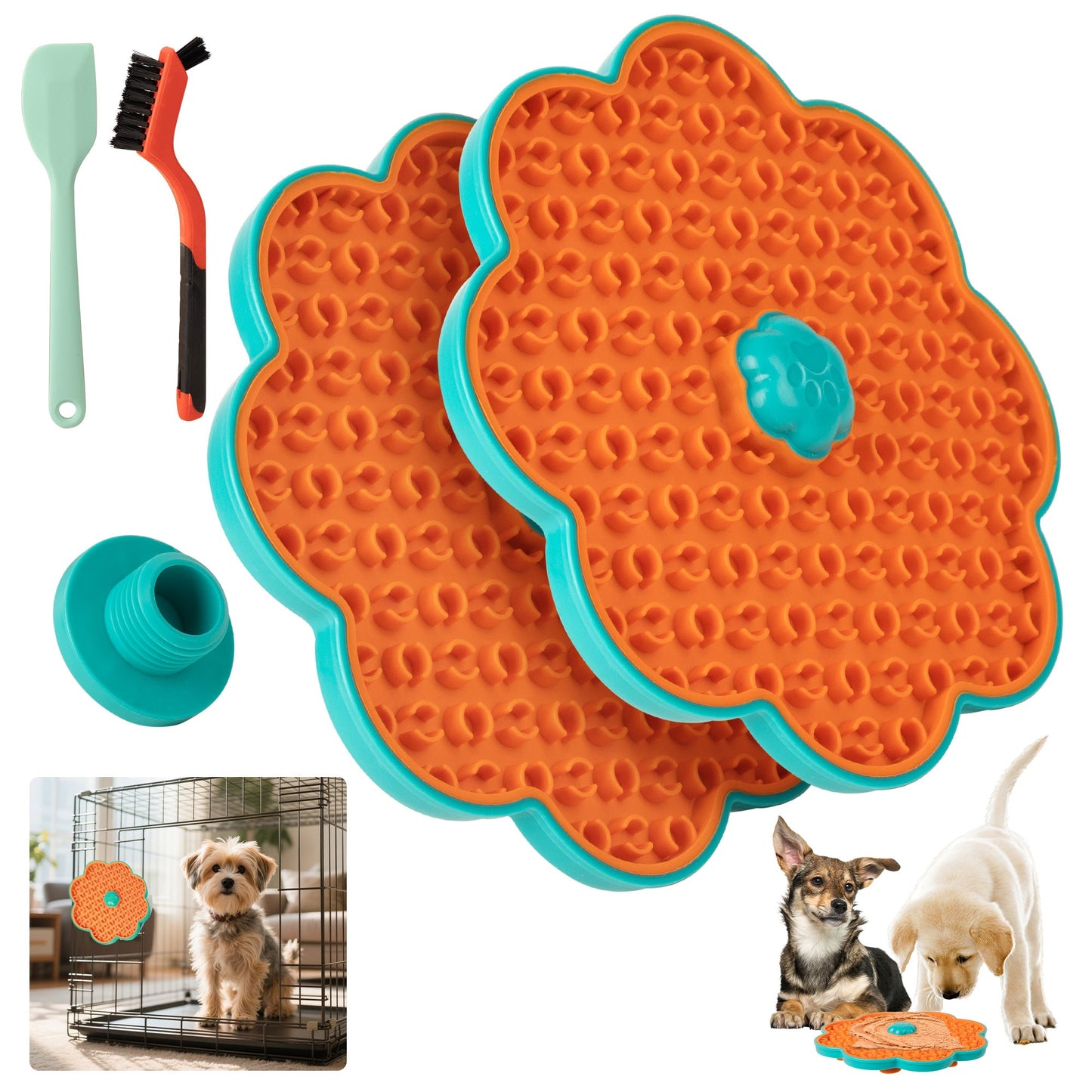 Chill Out - Lick‘A’Disk Dog Lick Mat Summer Slow Feeder for Dogs