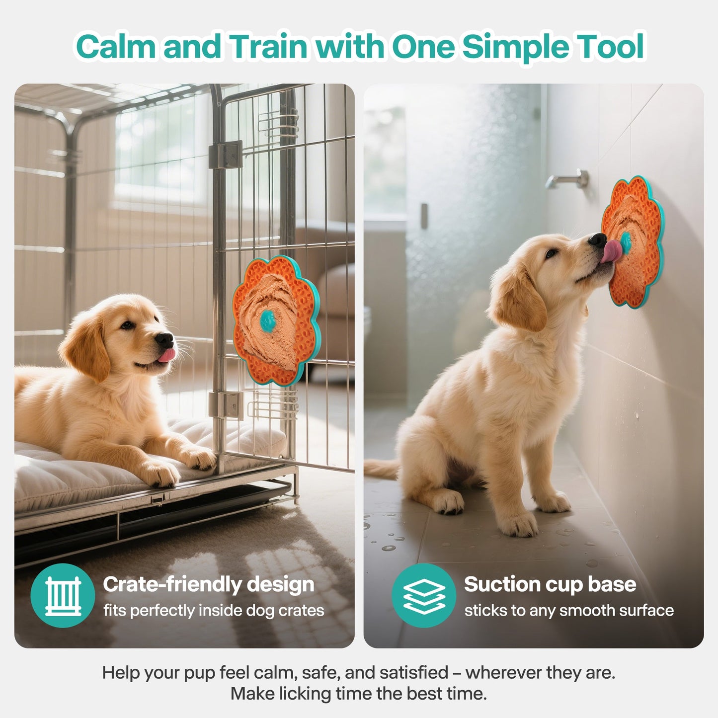 Chill Out - Lick‘A’Disk Dog Lick Mat Summer Slow Feeder for Dogs