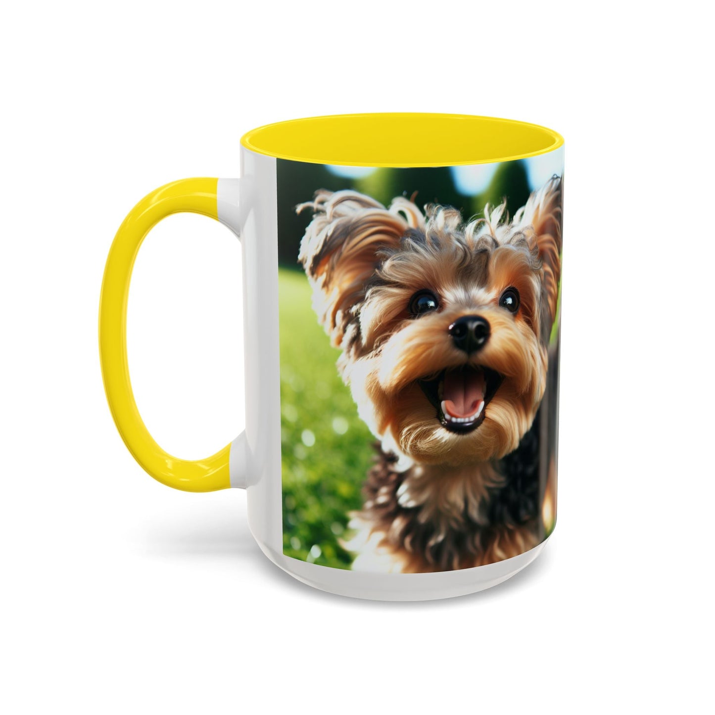 Yorkiepoo Accent Coffee Mug - Perfect Gift for Dog Lovers