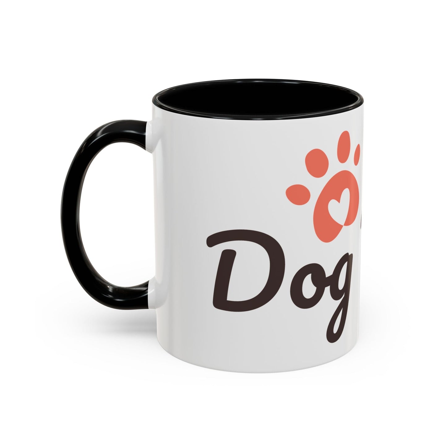 Dog Mom Accent Coffee Mug - Perfect Gift for Dog Lovers