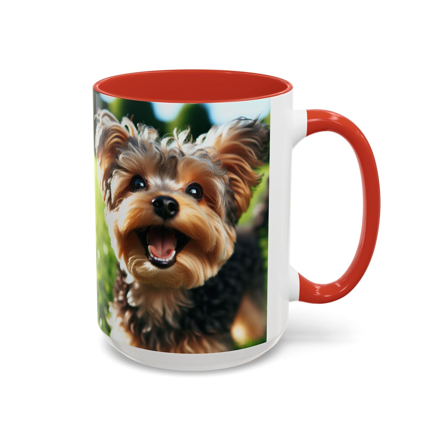Yorkiepoo Accent Coffee Mug - Perfect Gift for Dog Lovers