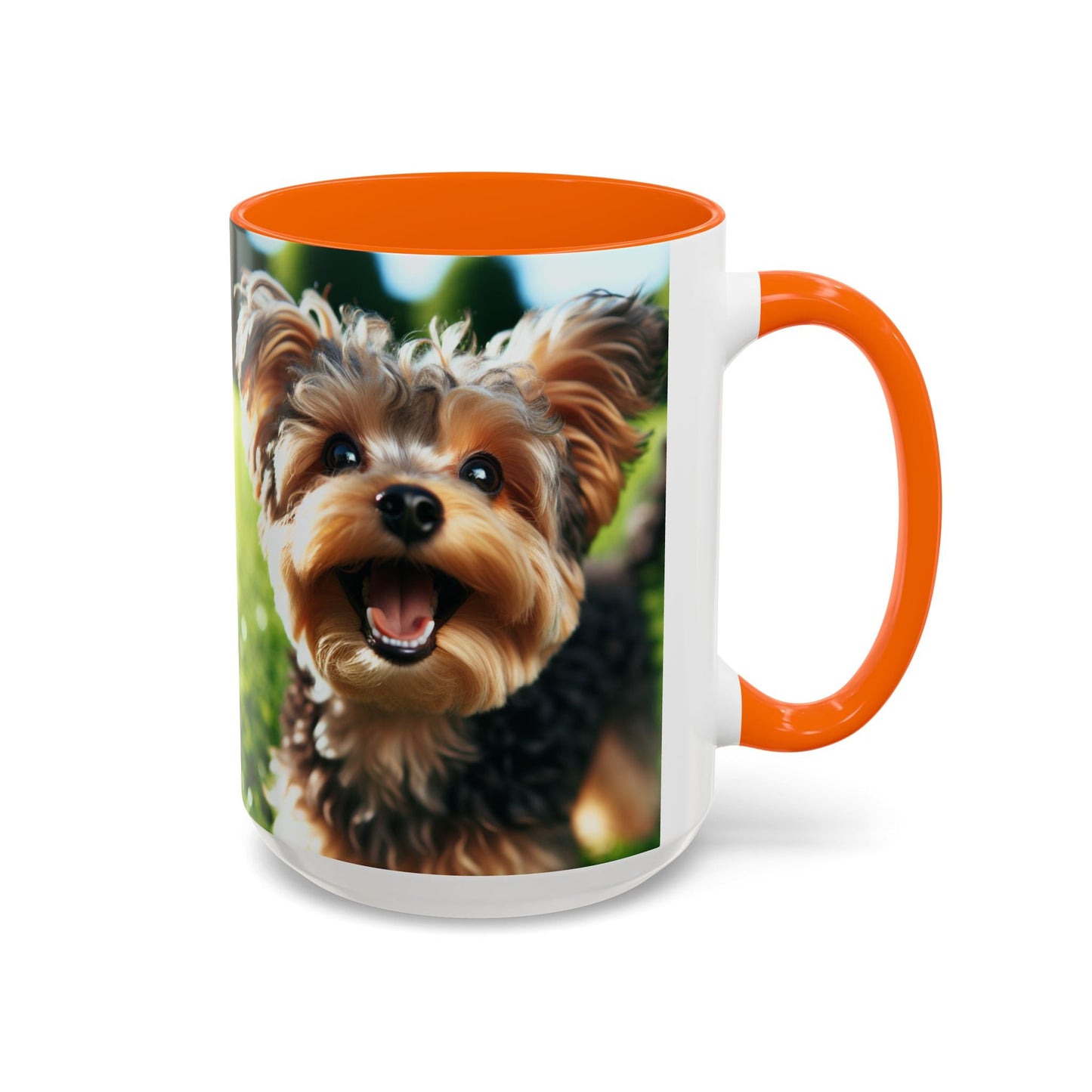 Yorkiepoo Accent Coffee Mug - Perfect Gift for Dog Lovers
