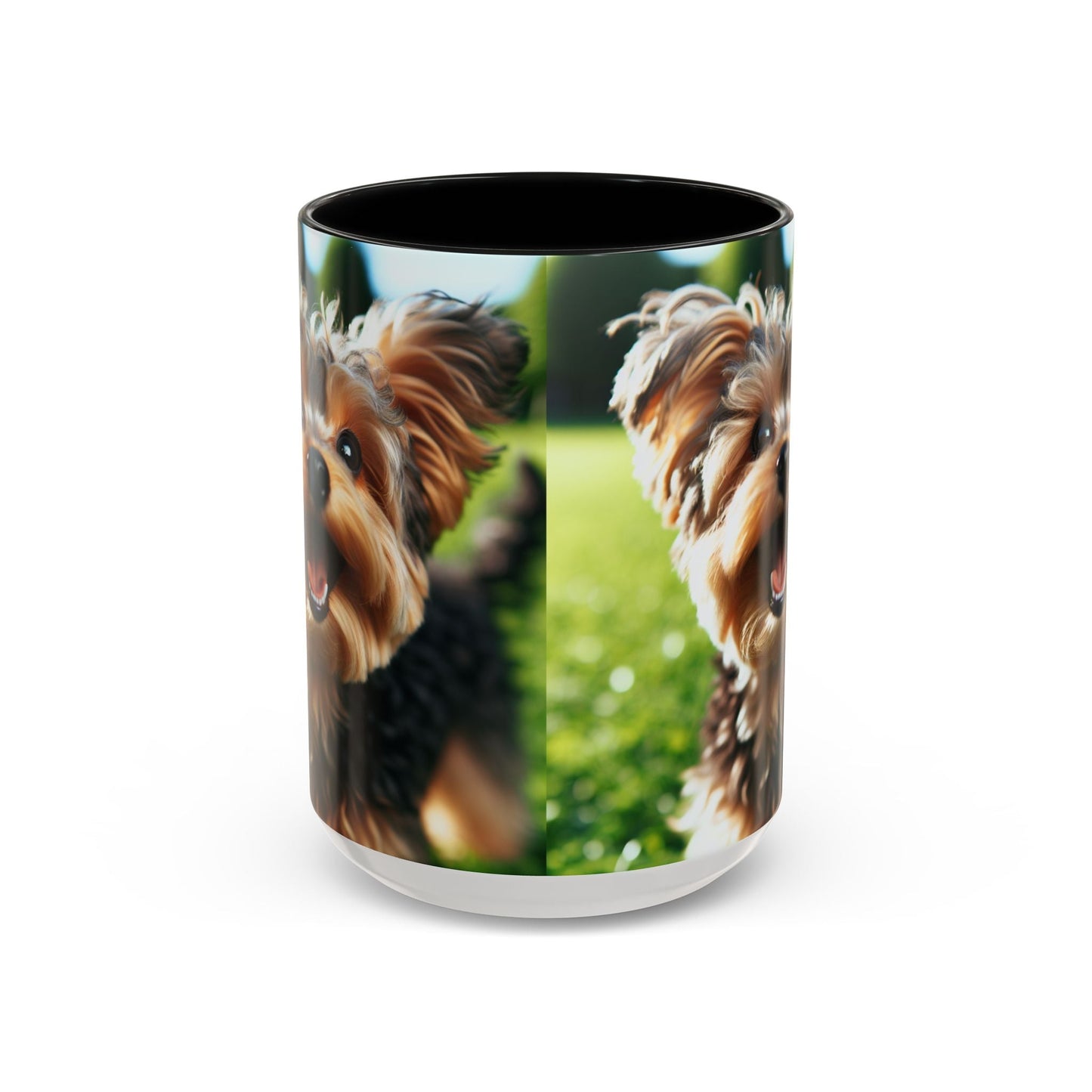 Yorkiepoo Accent Coffee Mug - Perfect Gift for Dog Lovers