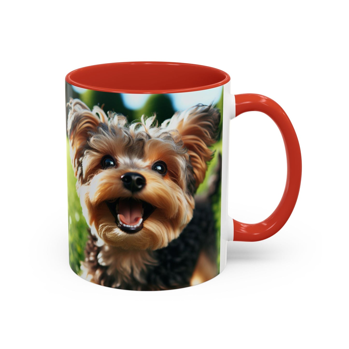 Yorkiepoo Accent Coffee Mug - Perfect Gift for Dog Lovers