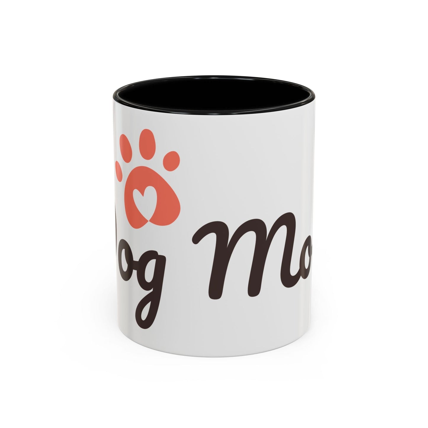 Dog Mom Accent Coffee Mug - Perfect Gift for Dog Lovers