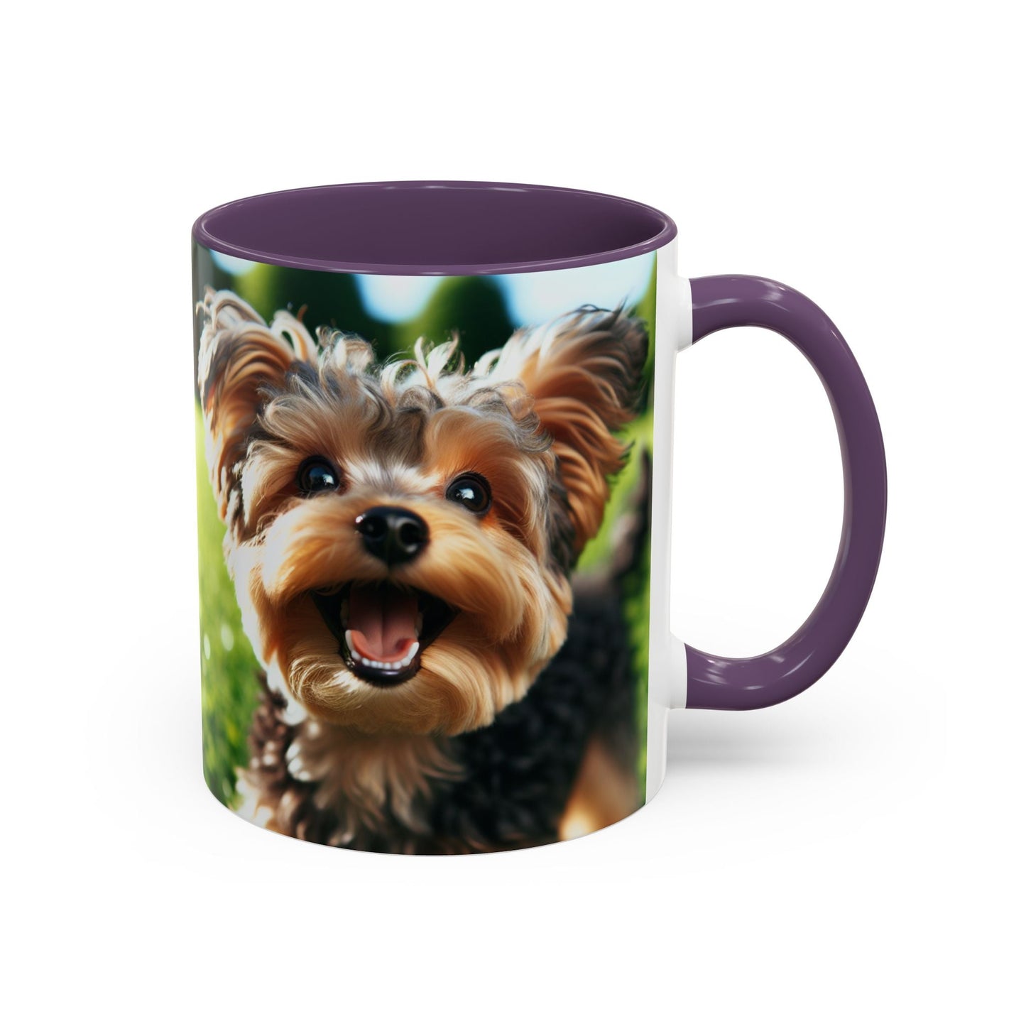 Yorkiepoo Accent Coffee Mug - Perfect Gift for Dog Lovers
