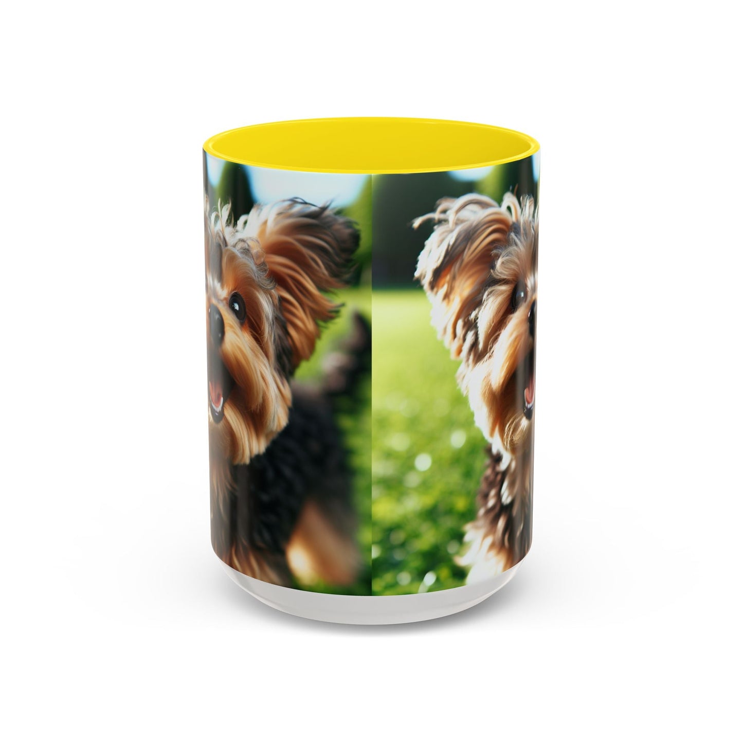 Yorkiepoo Accent Coffee Mug - Perfect Gift for Dog Lovers