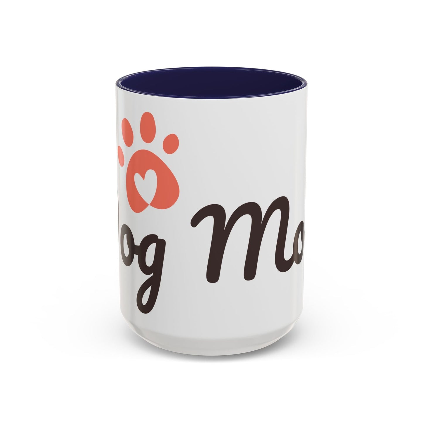 Dog Mom Accent Coffee Mug - Perfect Gift for Dog Lovers