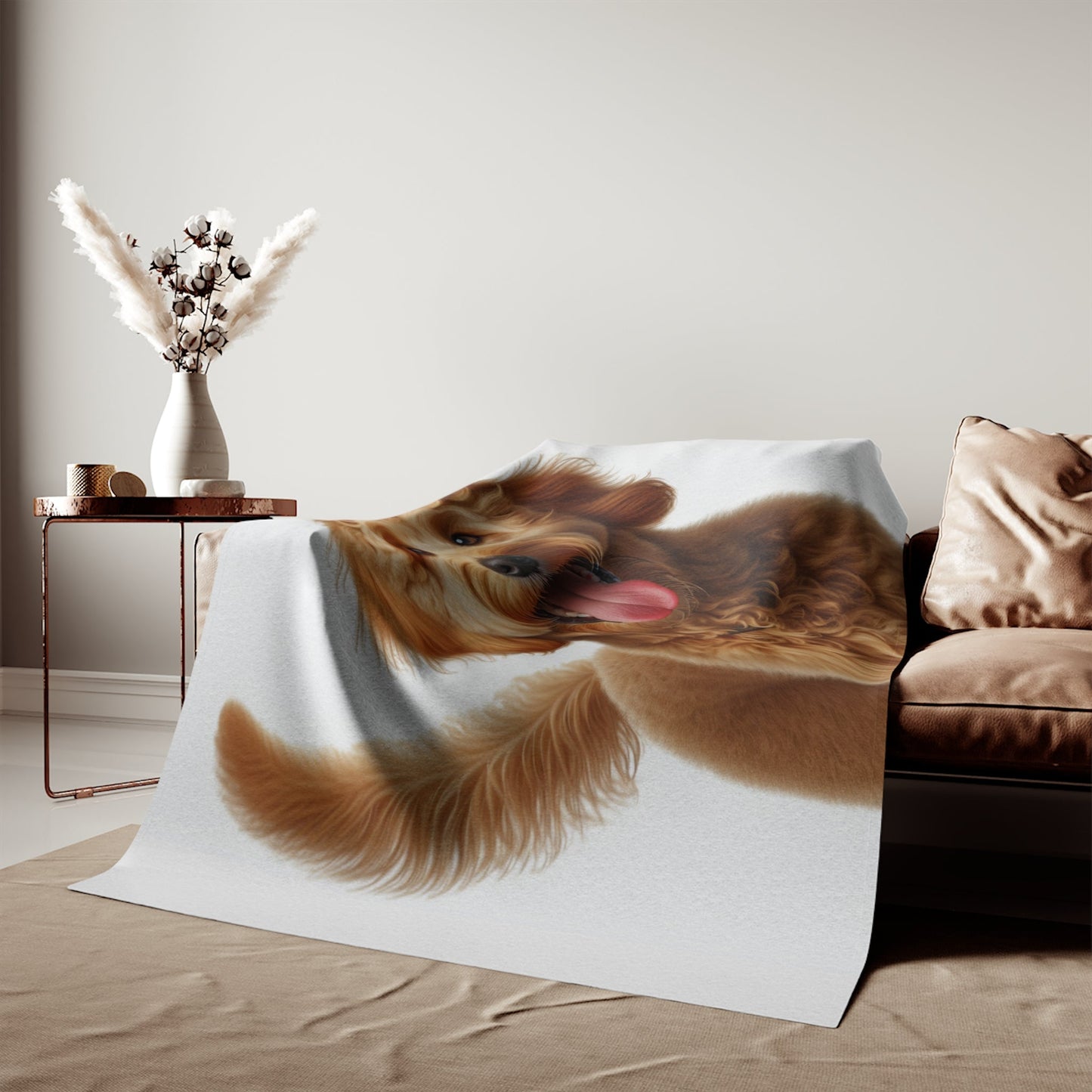 Goldendoodle Sweatshirt Blanket