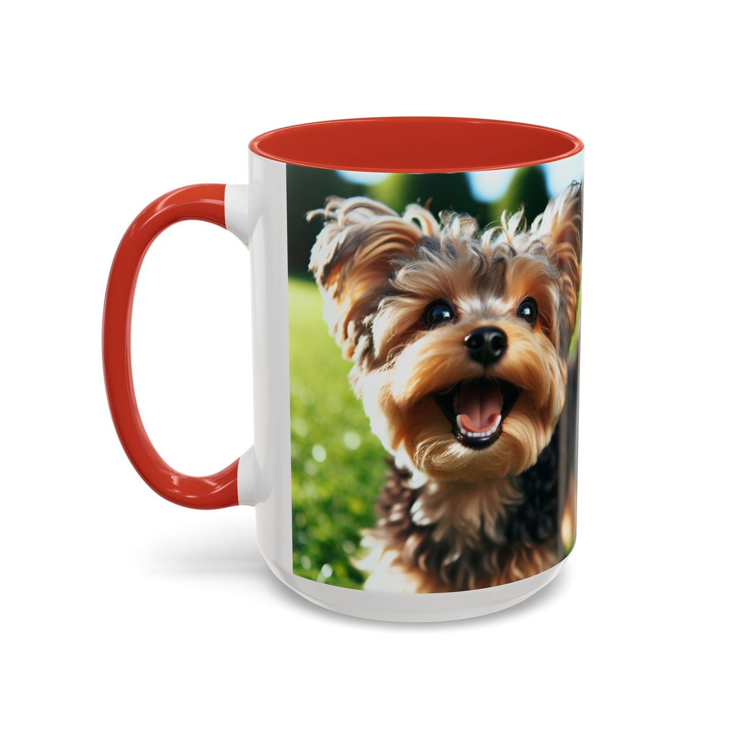Yorkiepoo Accent Coffee Mug - Perfect Gift for Dog Lovers