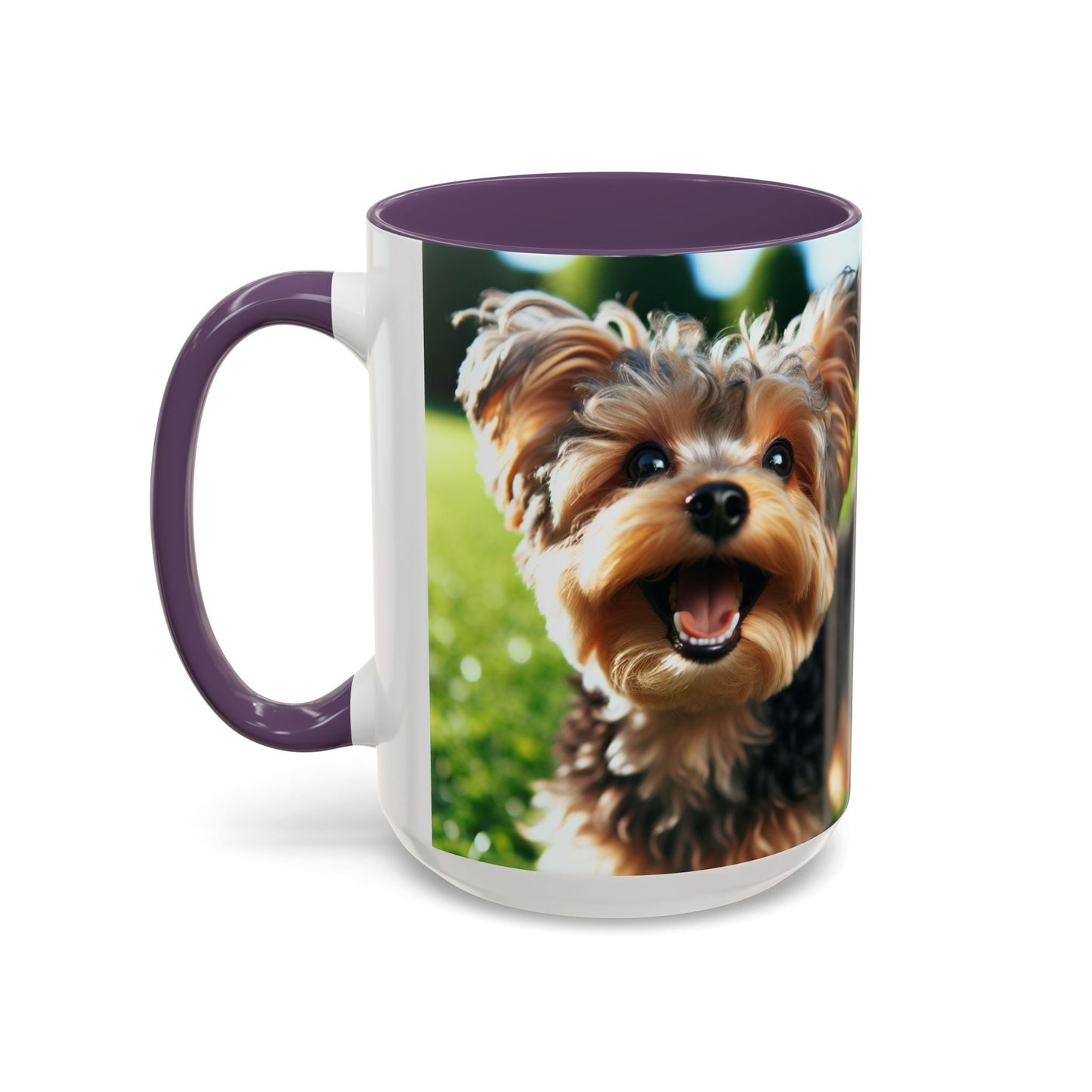 Yorkiepoo Accent Coffee Mug - Perfect Gift for Dog Lovers