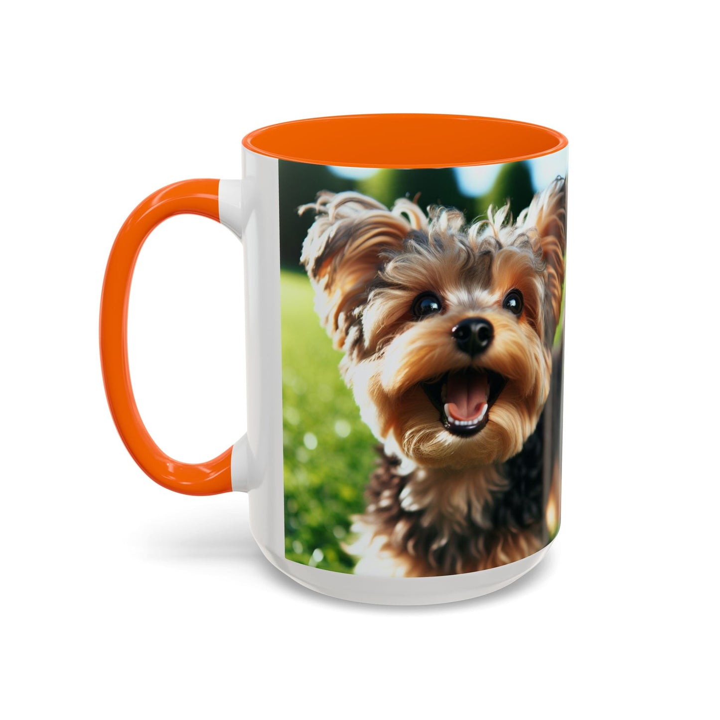 Yorkiepoo Accent Coffee Mug - Perfect Gift for Dog Lovers