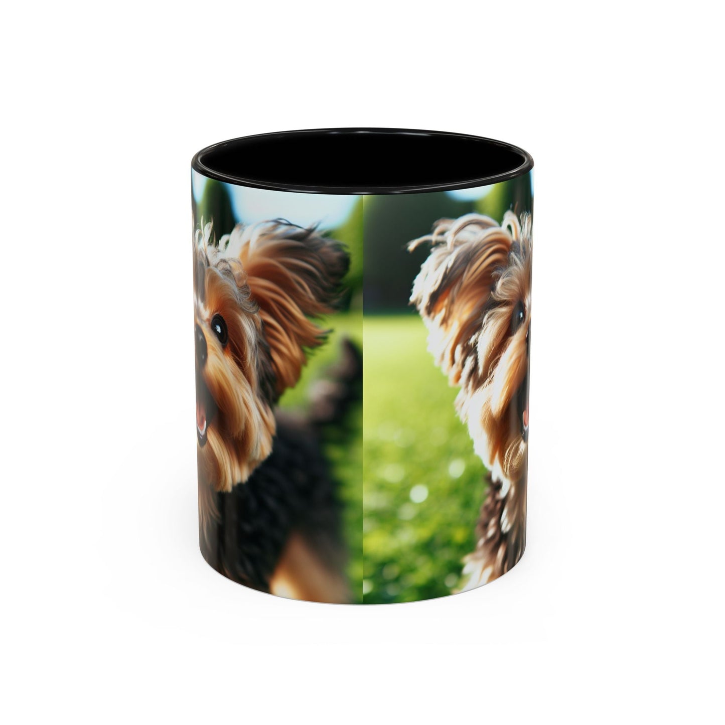 Yorkiepoo Accent Coffee Mug - Perfect Gift for Dog Lovers