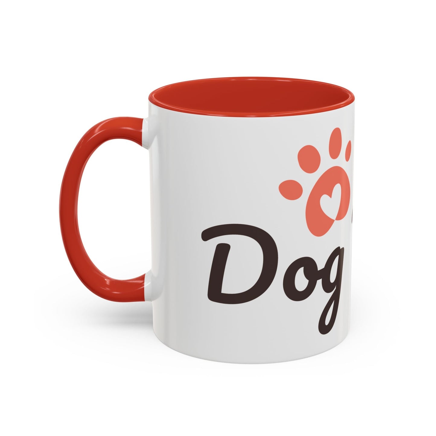 Dog Mom Accent Coffee Mug - Perfect Gift for Dog Lovers