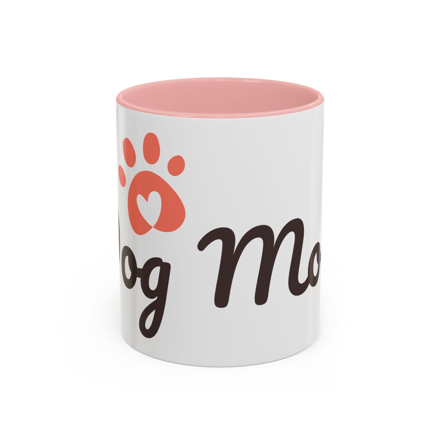 Dog Mom Accent Coffee Mug - Perfect Gift for Dog Lovers