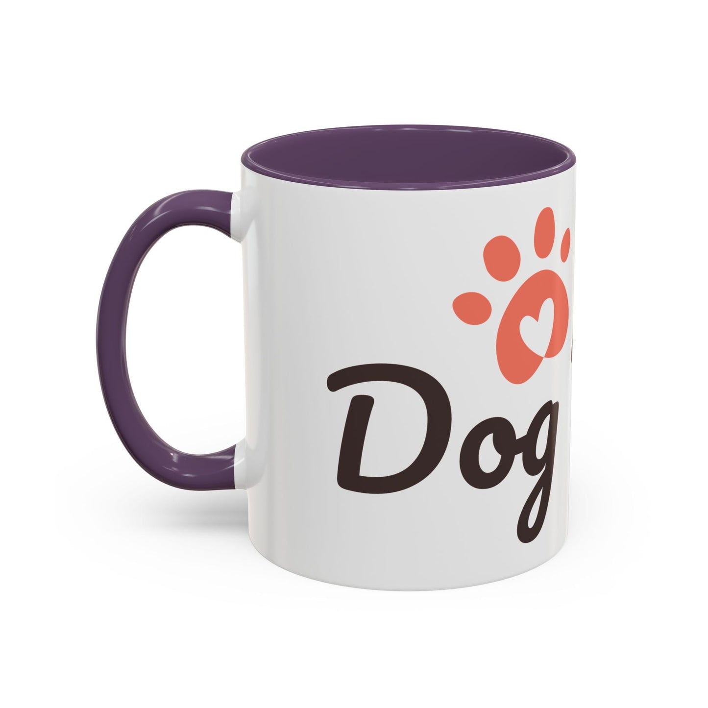 Dog Mom Accent Coffee Mug - Perfect Gift for Dog Lovers