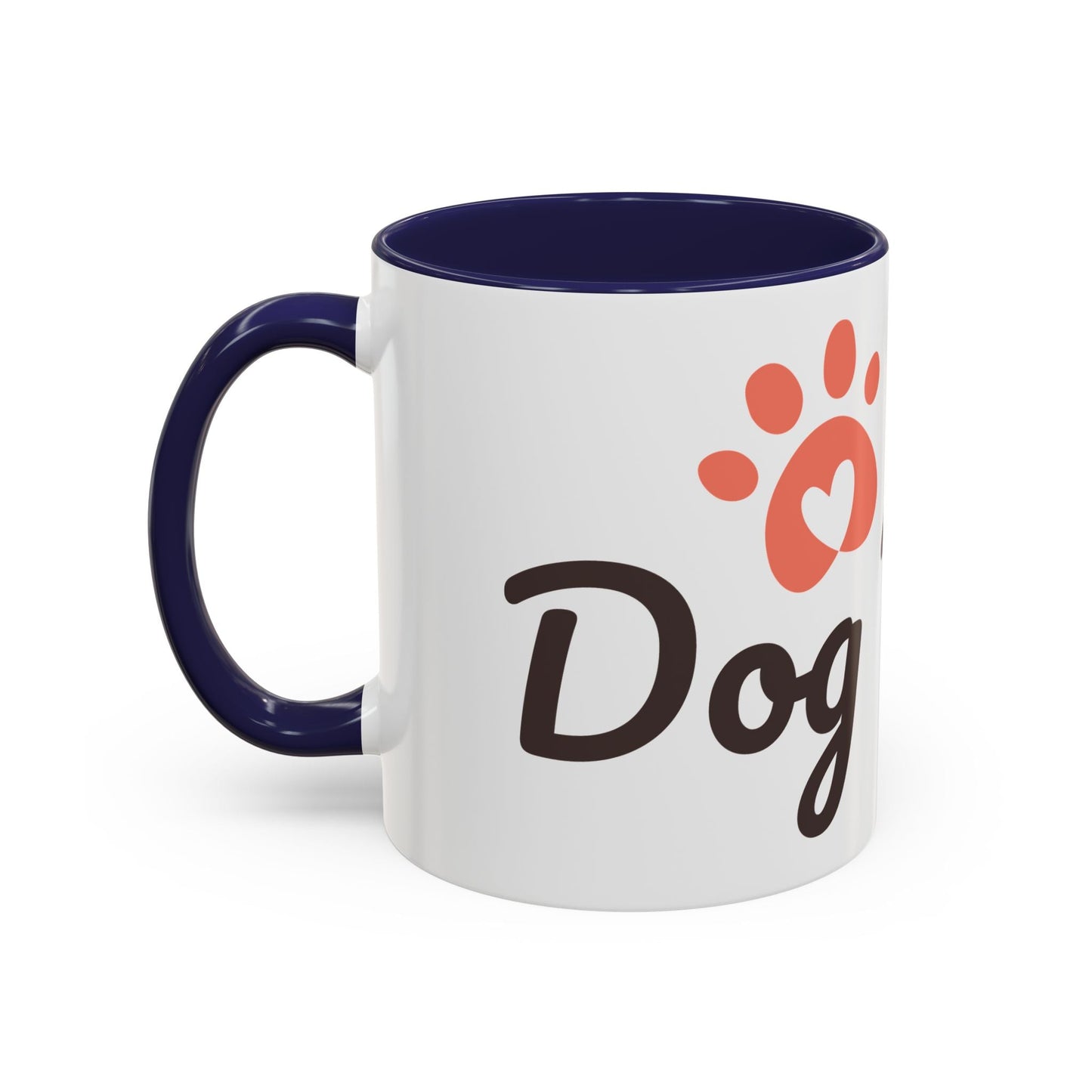 Dog Mom Accent Coffee Mug - Perfect Gift for Dog Lovers