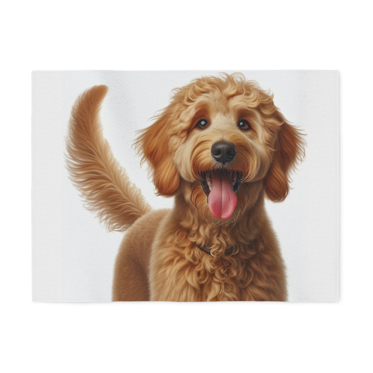 Goldendoodle Sweatshirt Blanket