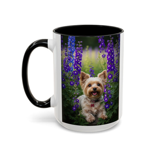 Yorkiepoo Accent Coffee Mug - Perfect Gift for Dog Lovers