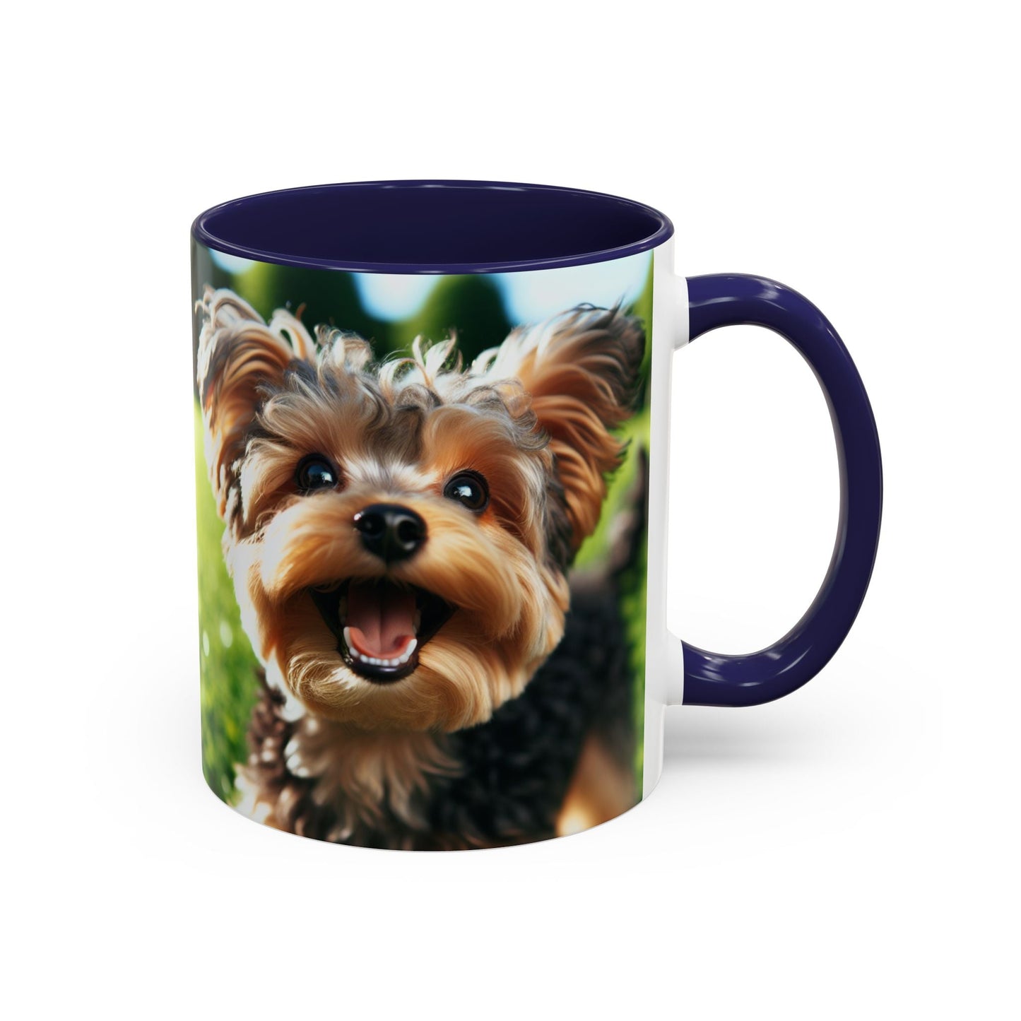 Yorkiepoo Accent Coffee Mug - Perfect Gift for Dog Lovers