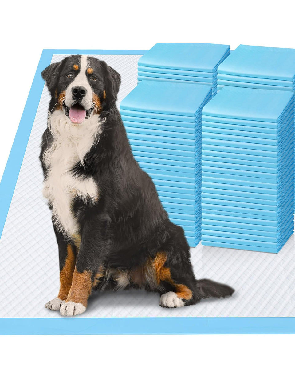 Almohadillas absorbentes Gimars 4XL 36x36 para perros, tamaño extragrande (200 unidades), gruesas y extraabsorbentes, para entrenamiento de mascotas, de secado rápido, a prueba de fugas, tamaño jumbo desechable.