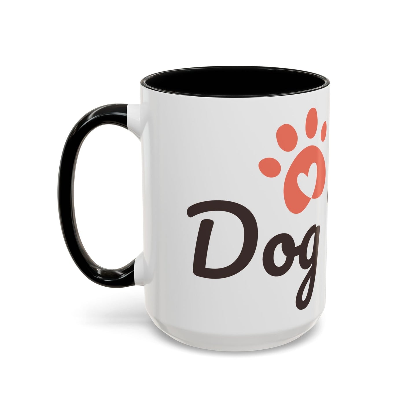Dog Mom Accent Coffee Mug - Perfect Gift for Dog Lovers