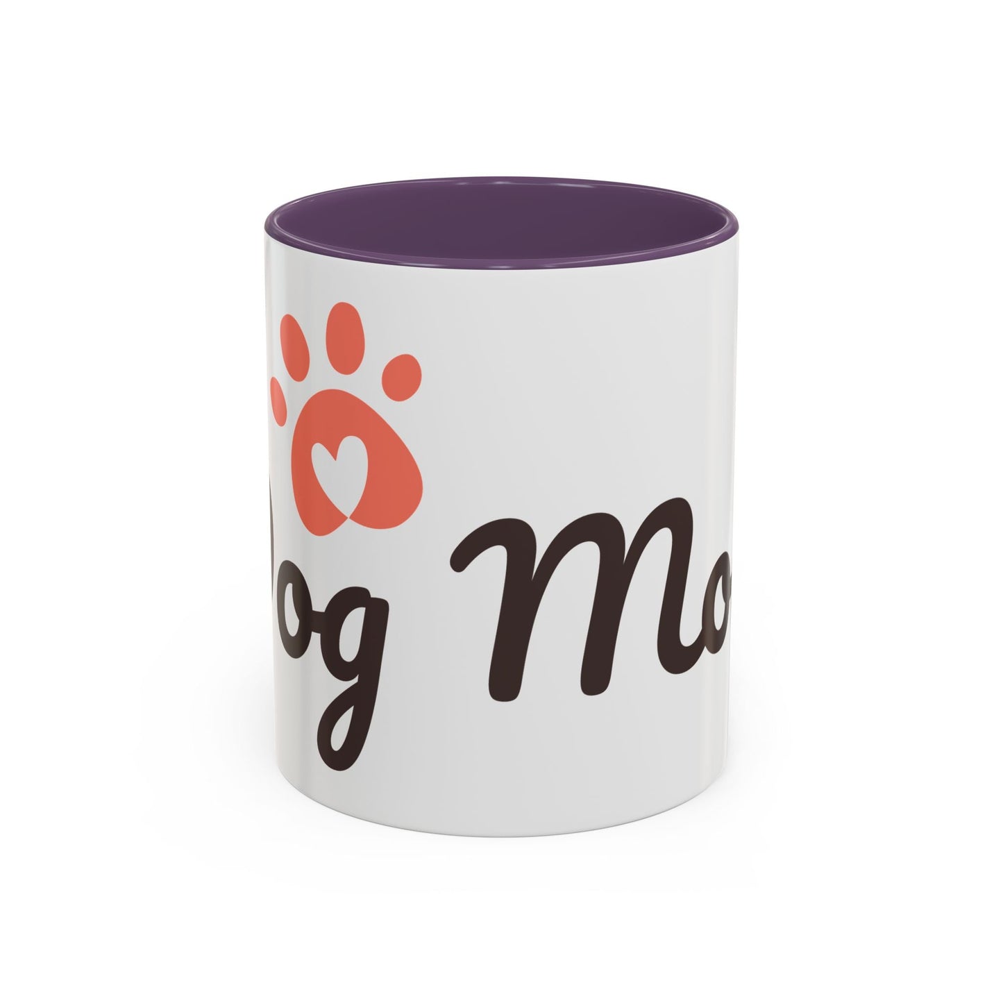 Dog Mom Accent Coffee Mug - Perfect Gift for Dog Lovers