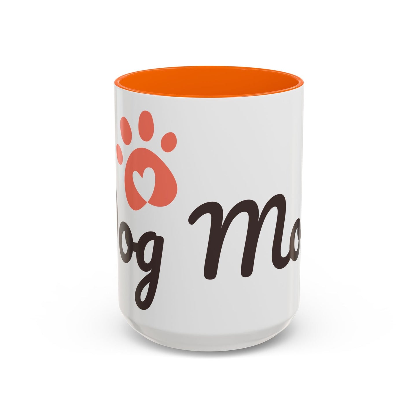 Dog Mom Accent Coffee Mug - Perfect Gift for Dog Lovers