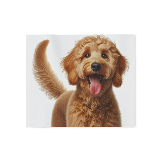 Goldendoodle Sweatshirt Blanket