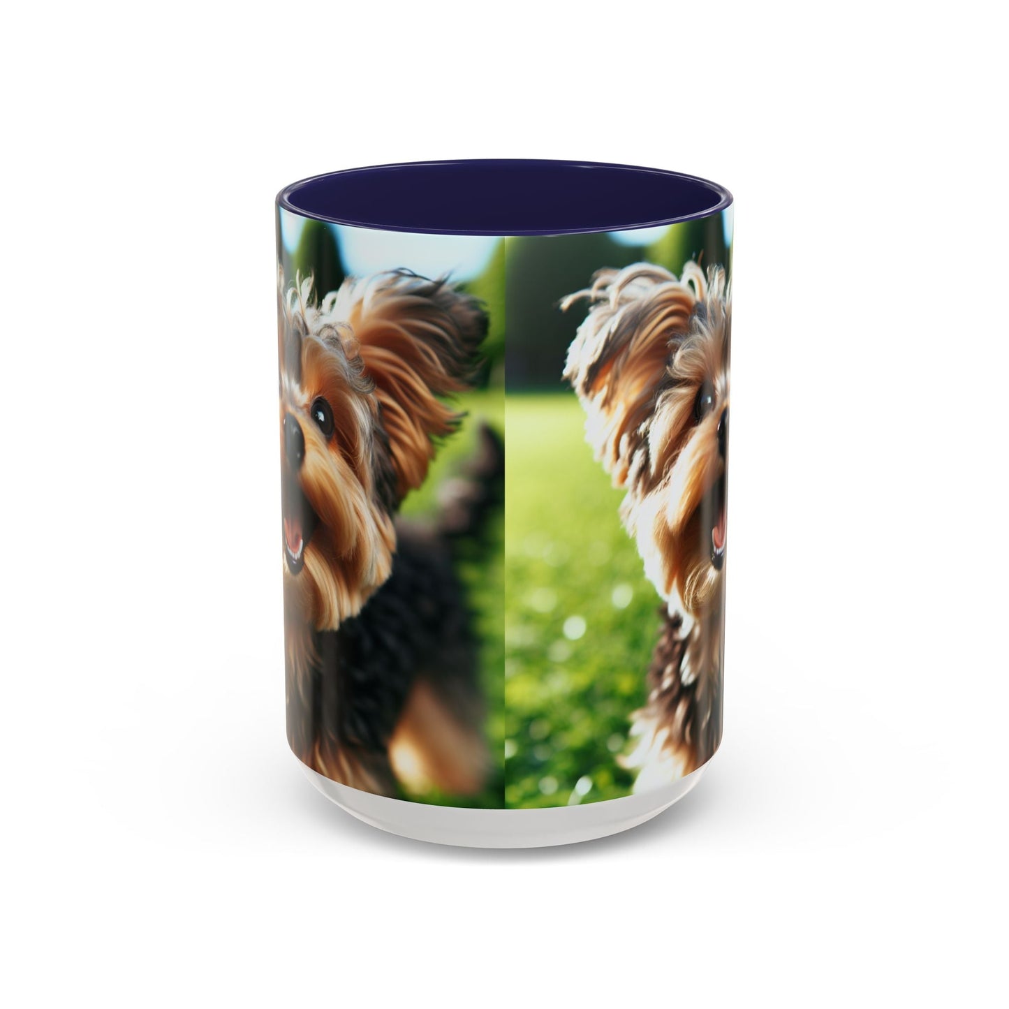 Yorkiepoo Accent Coffee Mug - Perfect Gift for Dog Lovers