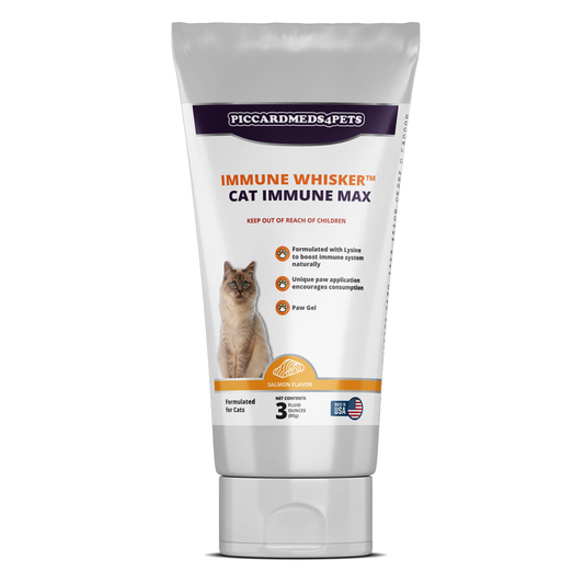 Piccardmeds4pets ImmuneWhisker Cat Immune Max Strength Paw Gel 3 oz.