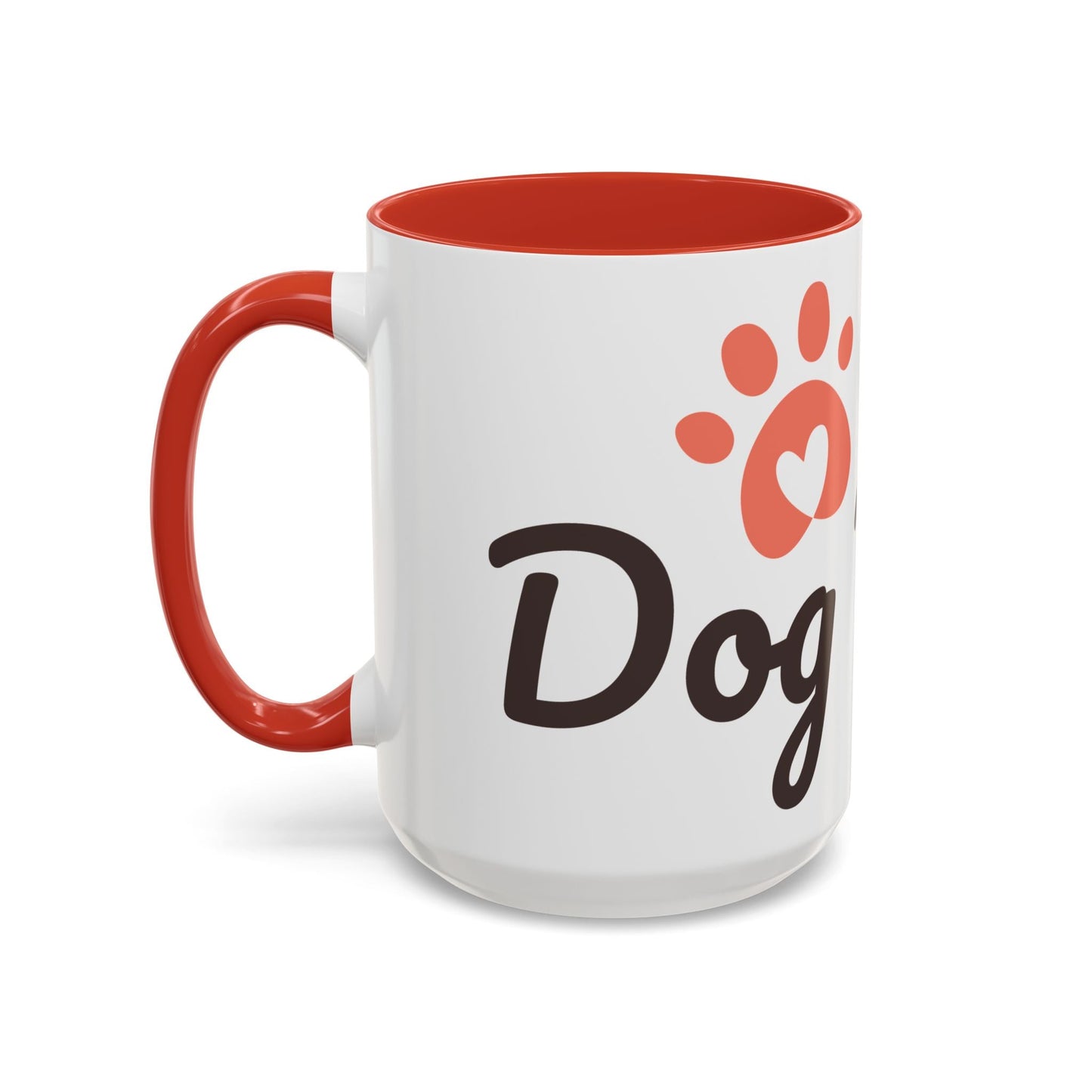 Dog Mom Accent Coffee Mug - Perfect Gift for Dog Lovers