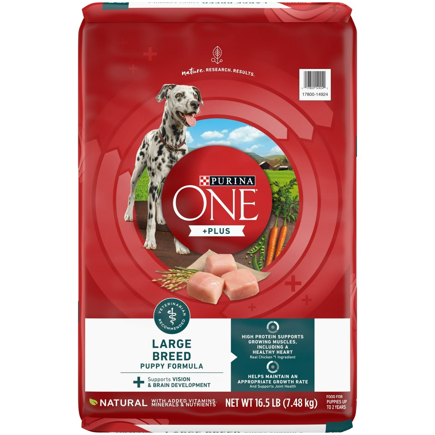 Purina ONE Plus Formule sèche pour chiots de grande race