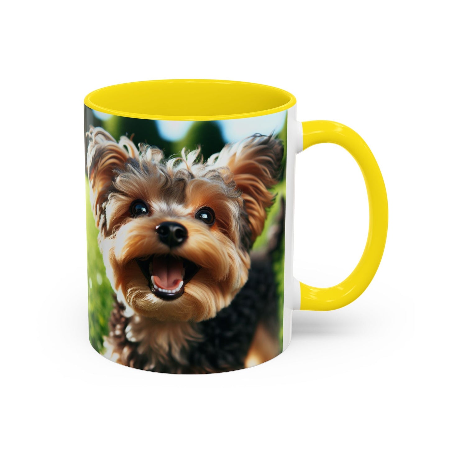 Yorkiepoo Accent Coffee Mug - Perfect Gift for Dog Lovers