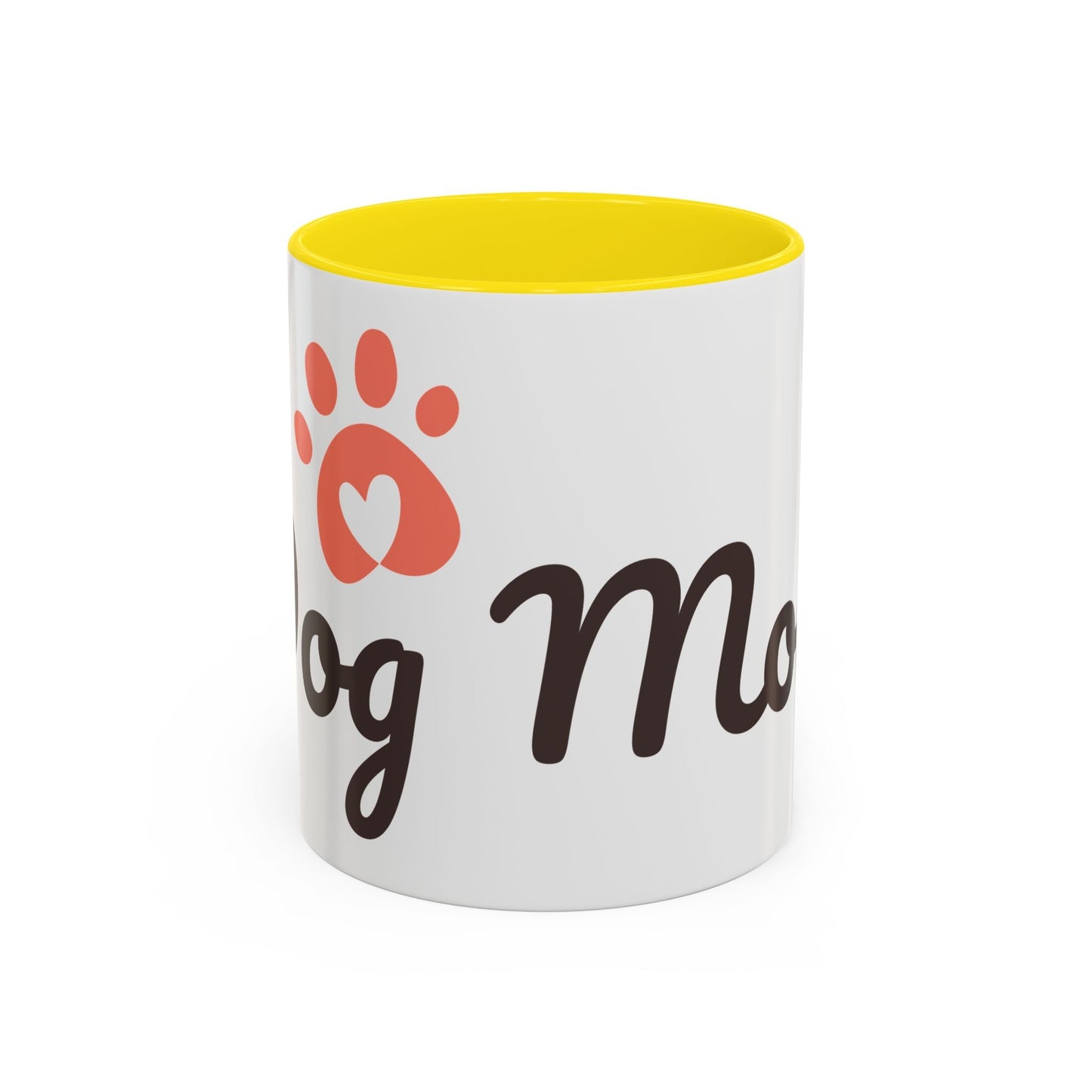 Dog Mom Accent Coffee Mug - Perfect Gift for Dog Lovers