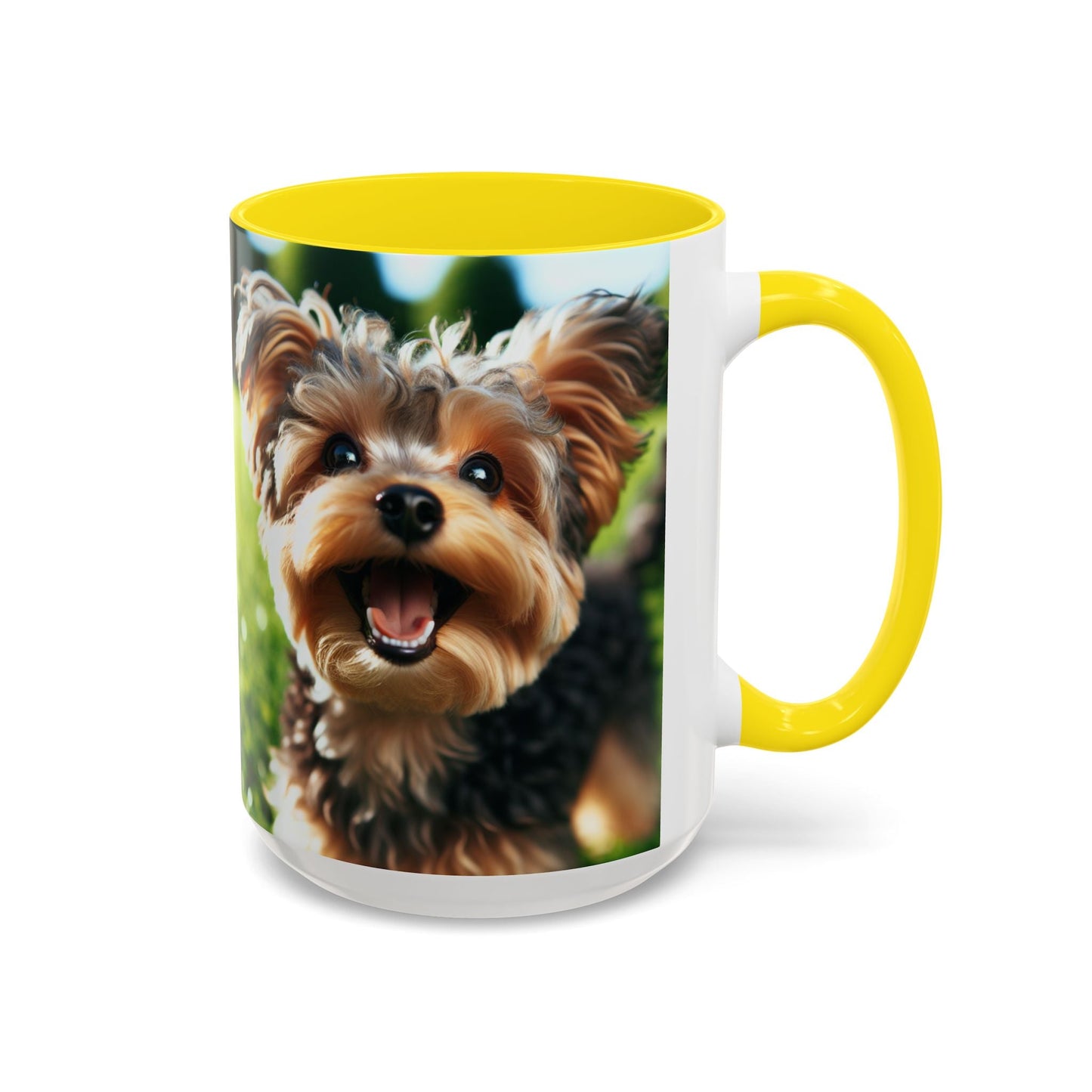 Yorkiepoo Accent Coffee Mug - Perfect Gift for Dog Lovers
