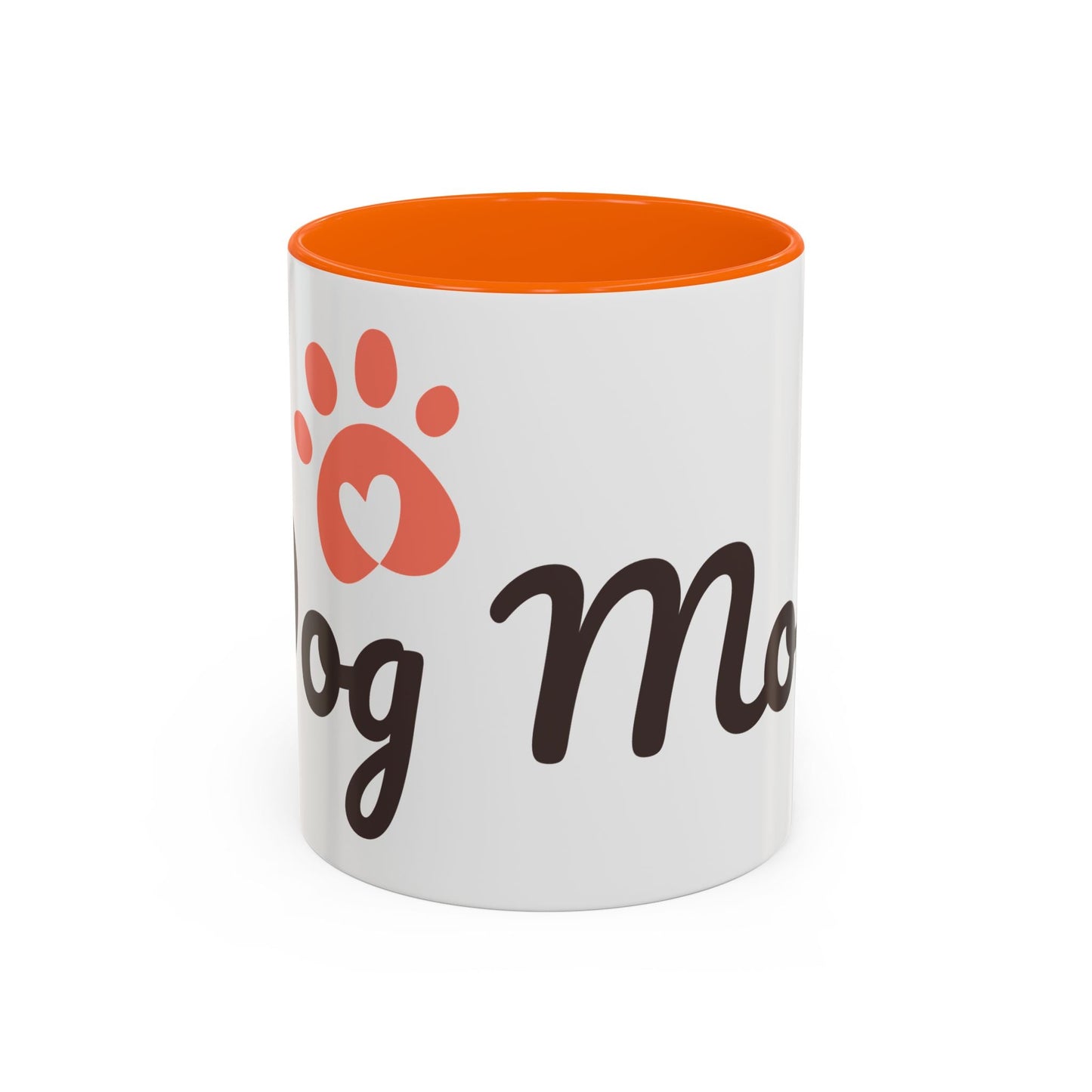 Dog Mom Accent Coffee Mug - Perfect Gift for Dog Lovers