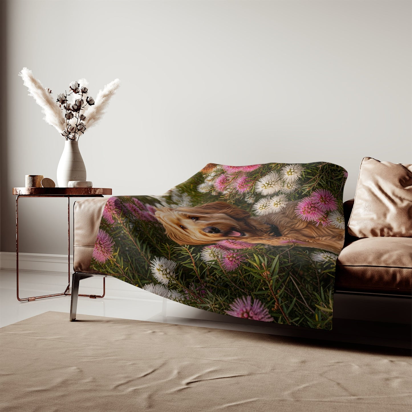 Goldendoodle Sweatshirt Blanket