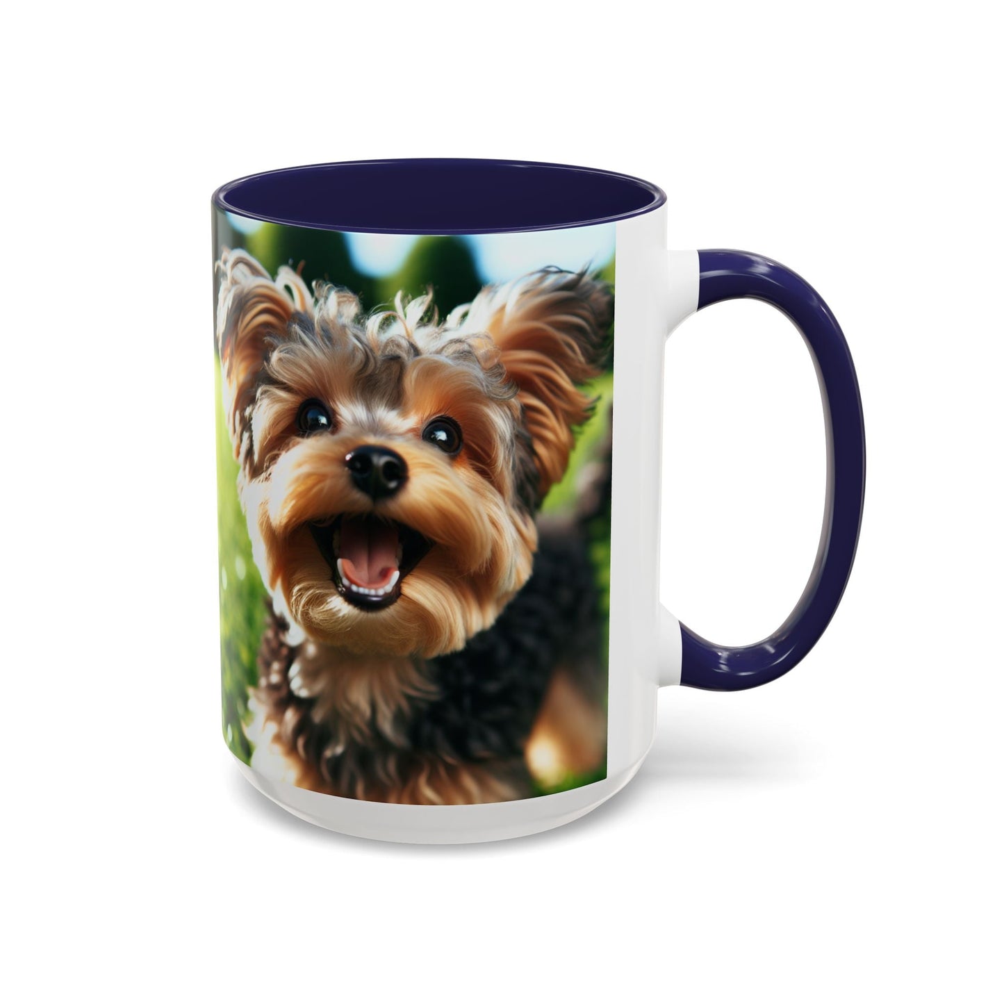 Yorkiepoo Accent Coffee Mug - Perfect Gift for Dog Lovers