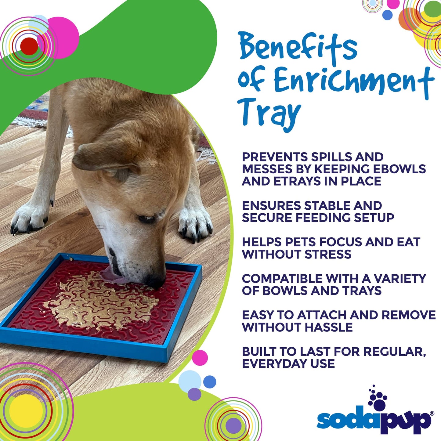 Hold 'em Suction Cup Holder for Dog Bowls & Lick Mats | USA Made