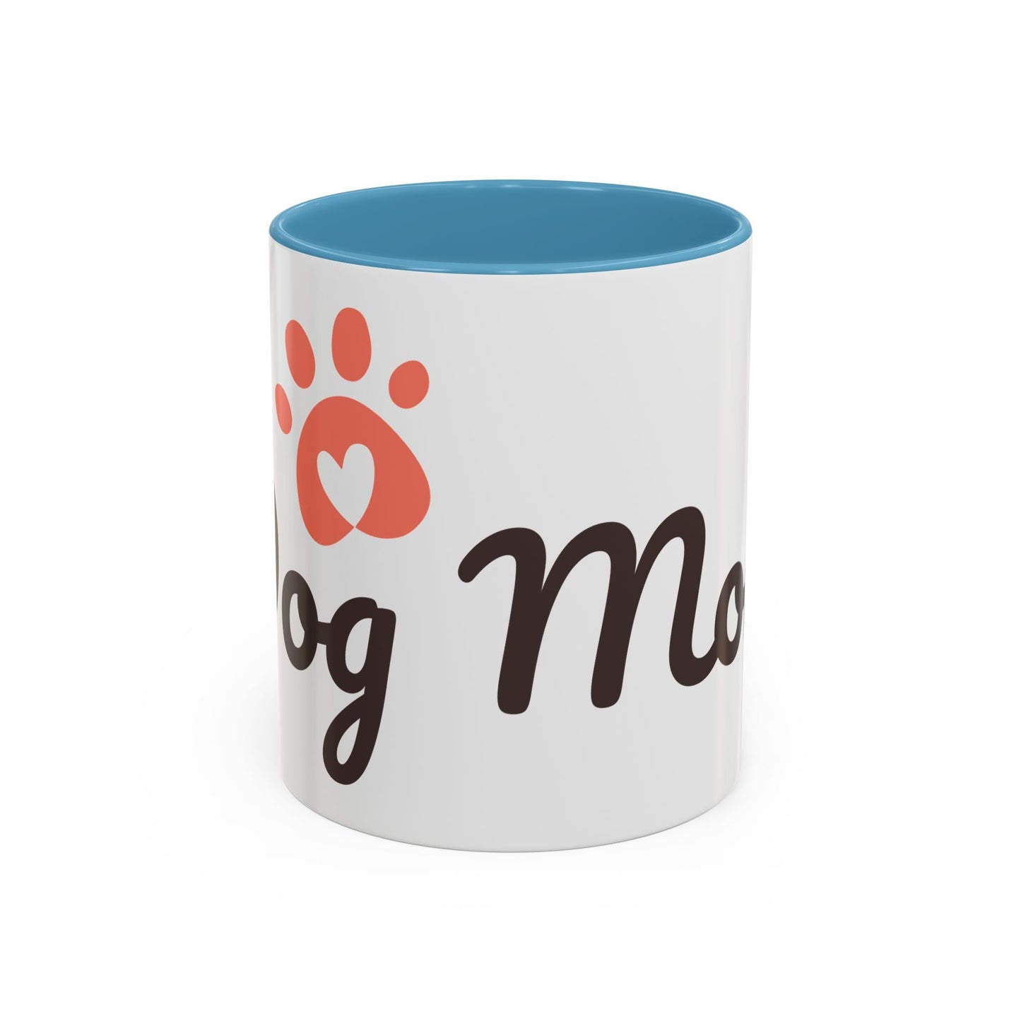 Dog Mom Accent Coffee Mug - Perfect Gift for Dog Lovers