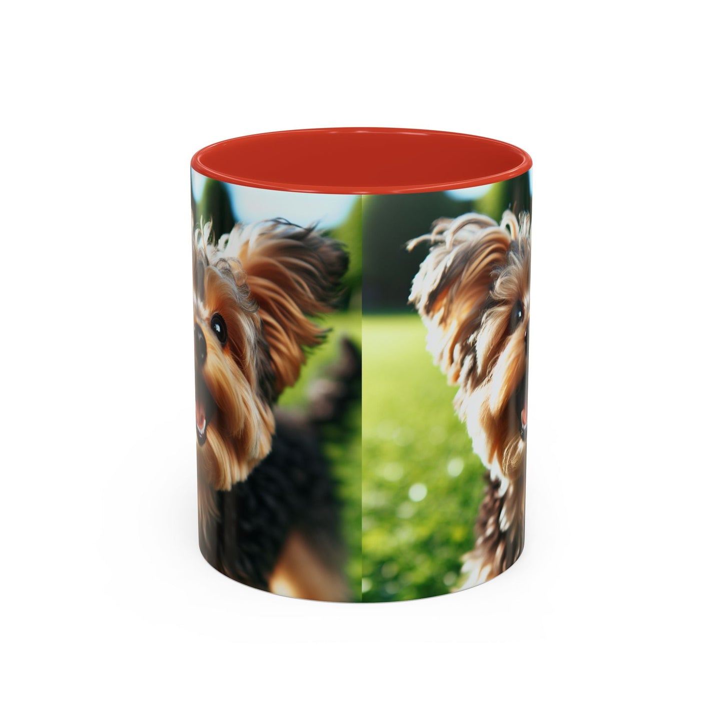 Yorkiepoo Accent Coffee Mug - Perfect Gift for Dog Lovers