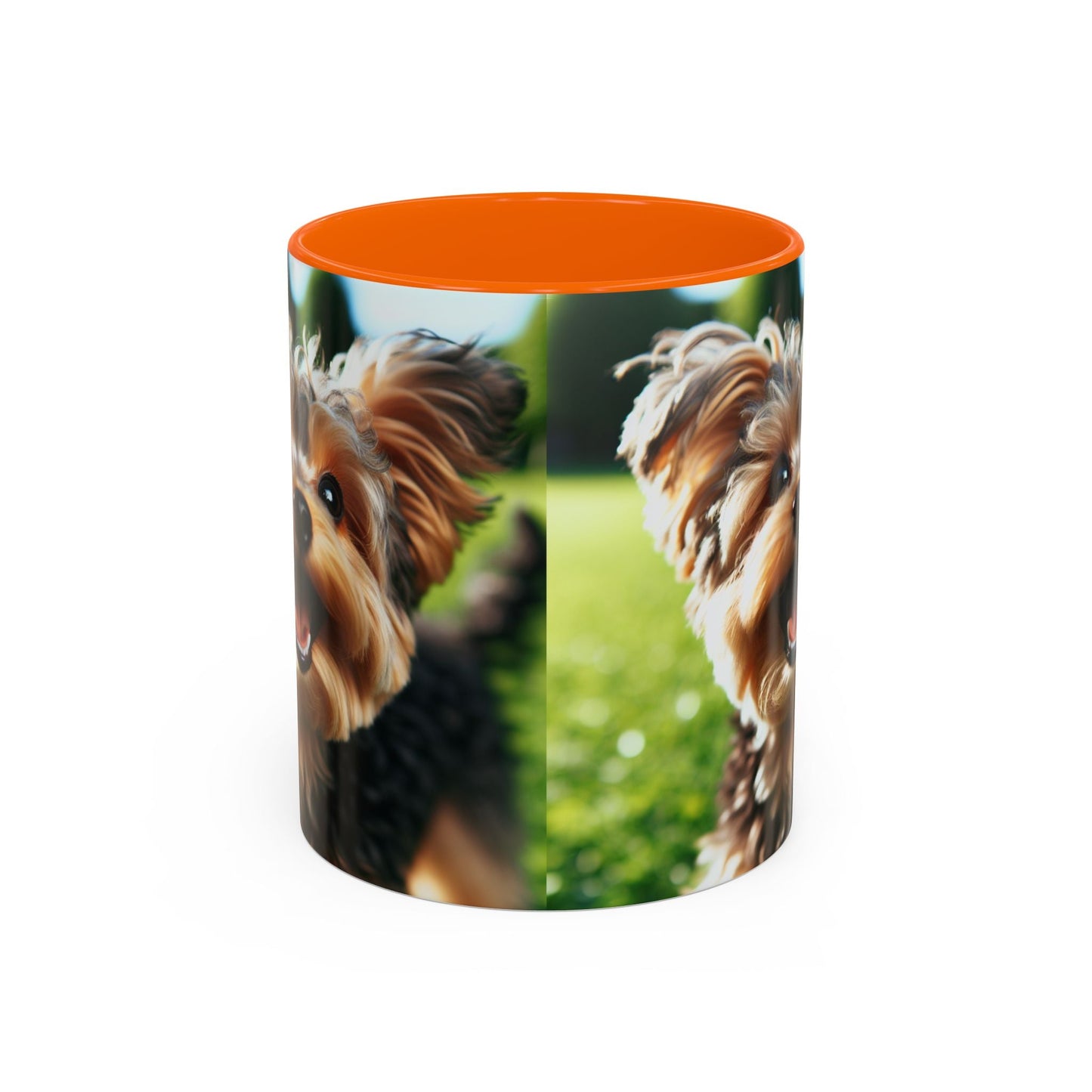 Yorkiepoo Accent Coffee Mug - Perfect Gift for Dog Lovers