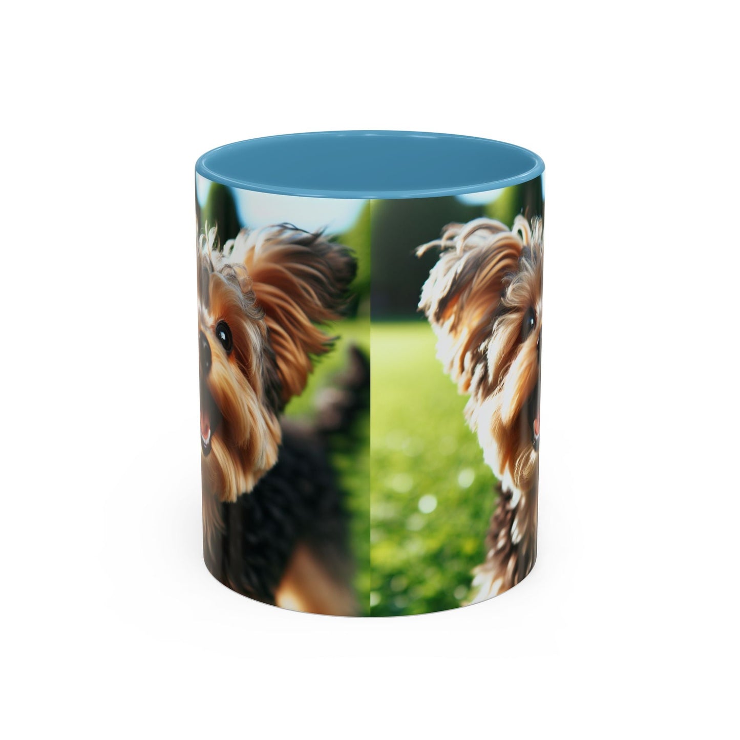 Yorkiepoo Accent Coffee Mug - Perfect Gift for Dog Lovers