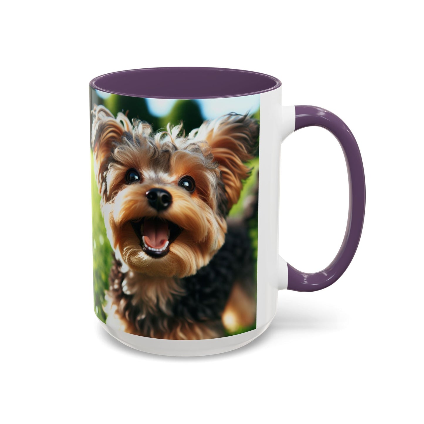 Yorkiepoo Accent Coffee Mug - Perfect Gift for Dog Lovers
