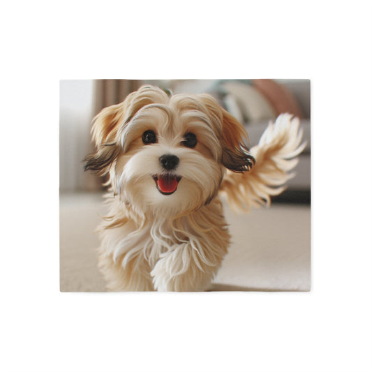Morkie Sweatshirt Blanket