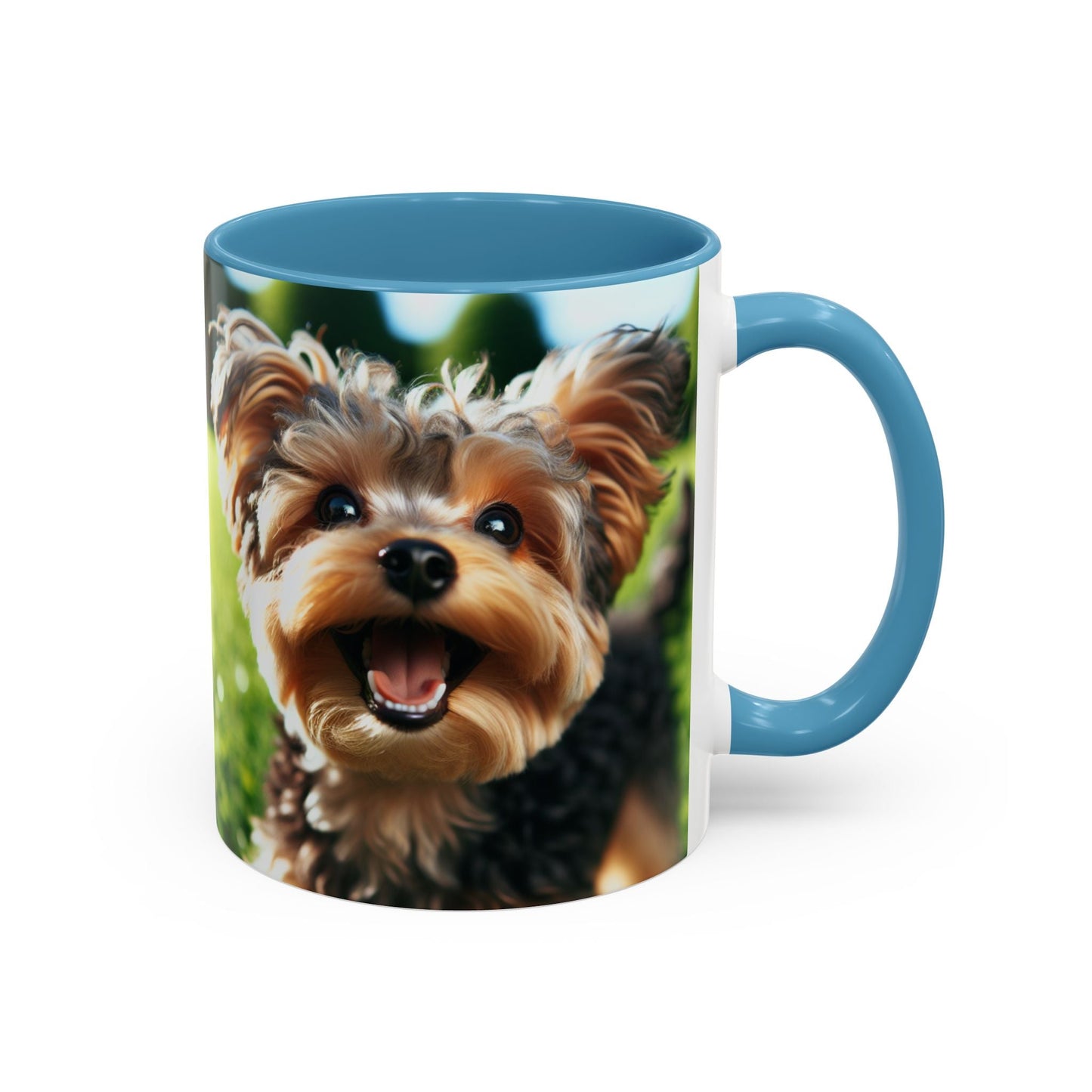 Yorkiepoo Accent Coffee Mug - Perfect Gift for Dog Lovers